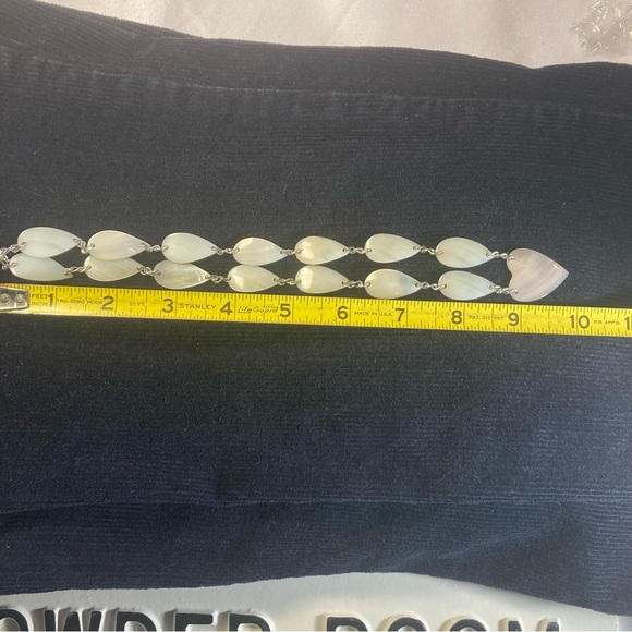 Necklace mother of pearl shell heart - Picture 9 of 16